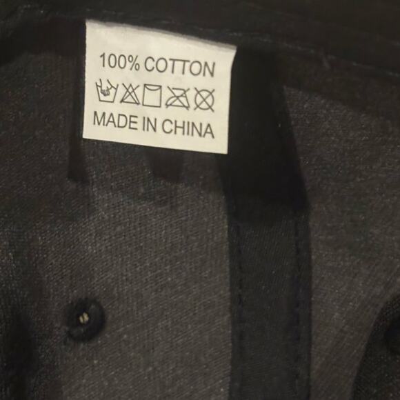 Adult Adjustable Tesla Gray Chambray Ballcap with Red Embroidered Logo NEW - Picture 3 of 7